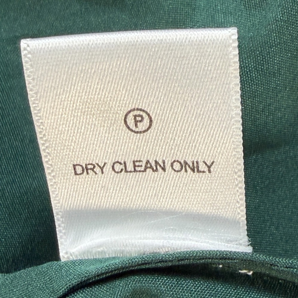 Ivy City Co Short Mini Whimsical Dress Emerald Green Tiered Lace Ruffle Small - Picture 10 of 11
